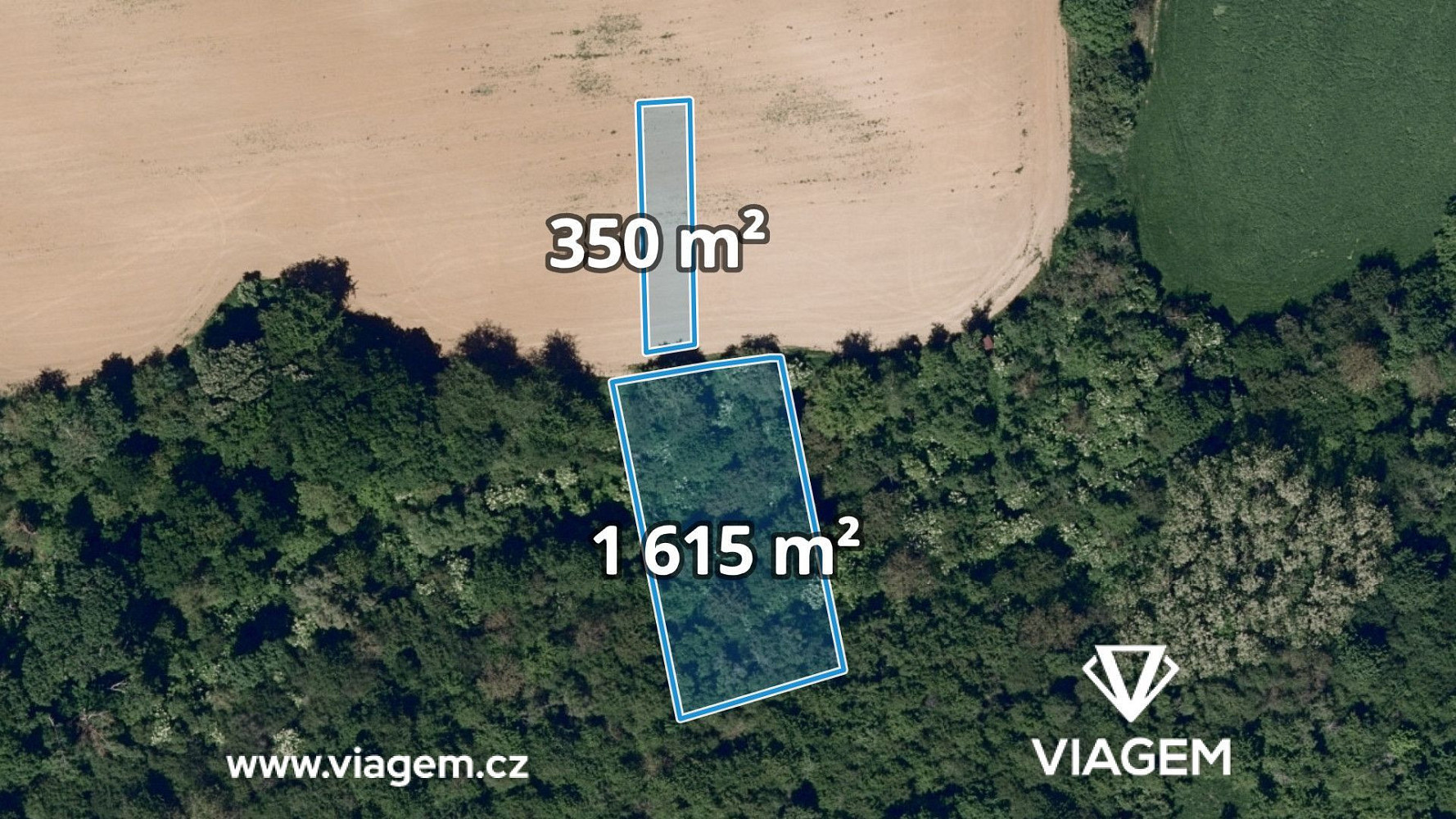 Prodej pole 982 m²