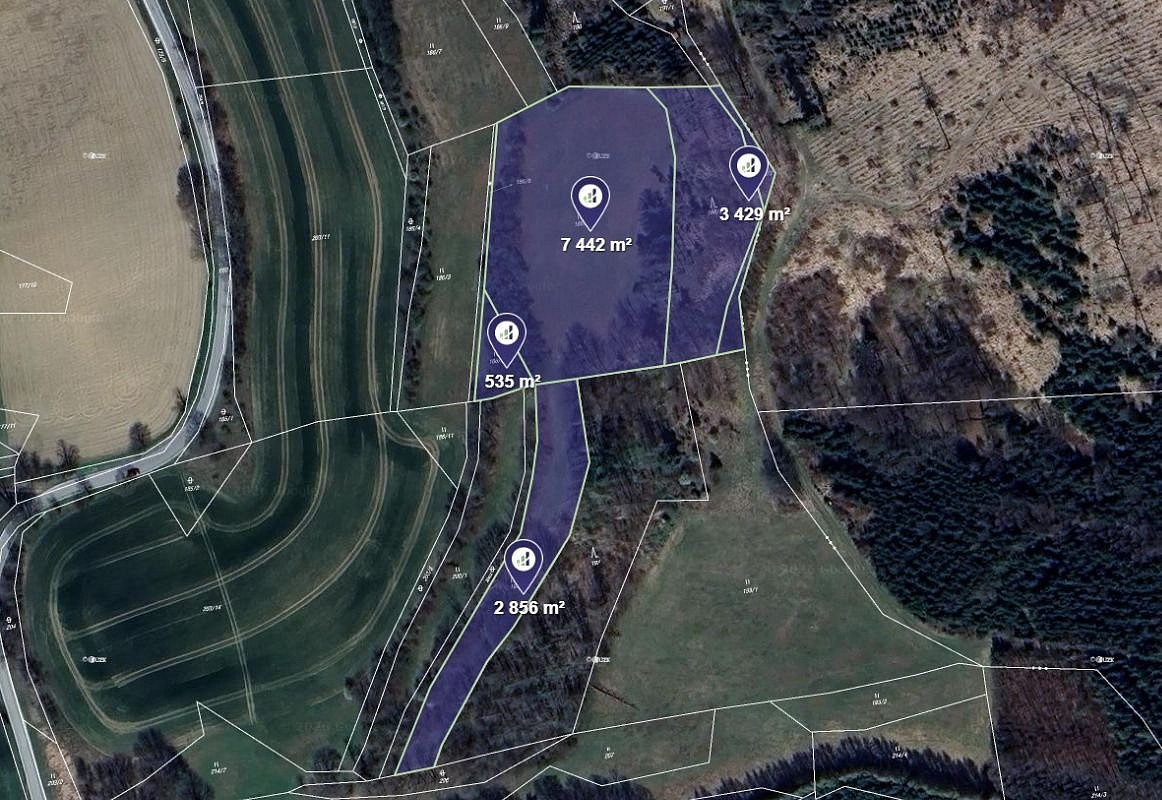 Prodej louky 1 070 m²