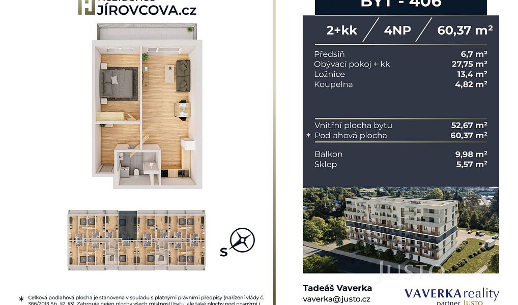 Prodej bytu 2+kk 60 m², České Budějovice – náhled fotky 25