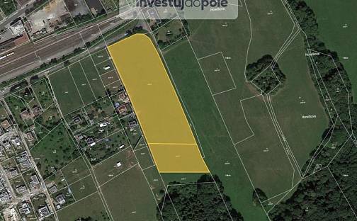 Prodej stavebního pozemku 6 082 m², Kopřivnice, okres Nový Jičín
