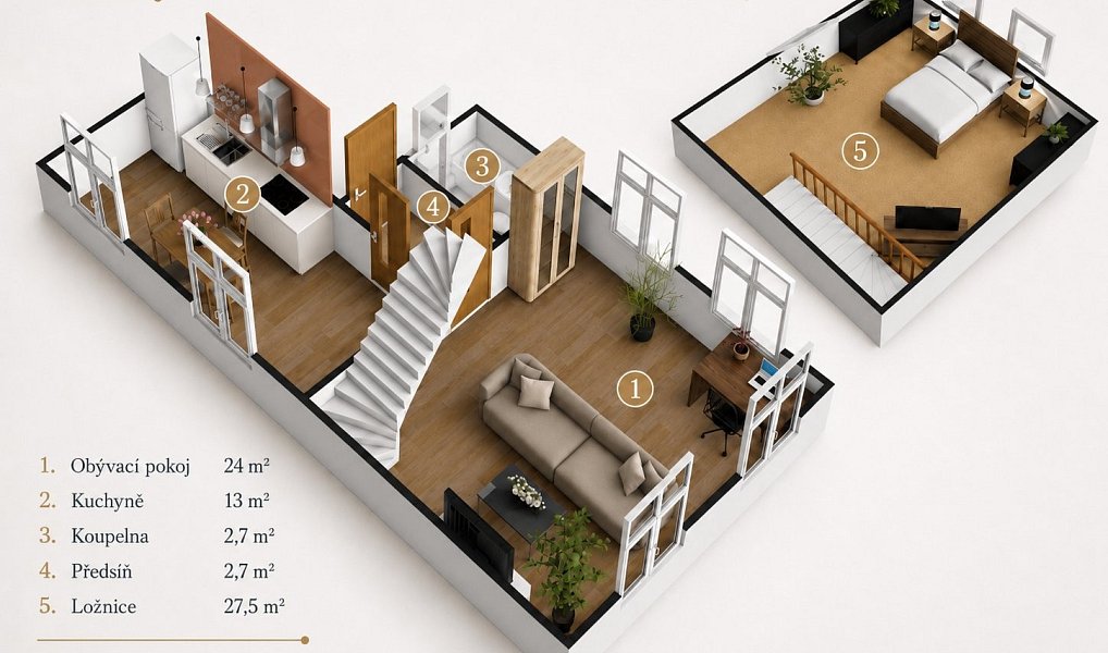 Prodej domu 250 m² s pozemkem 1 005 m², Dolní Zálezly – náhled fotky 5