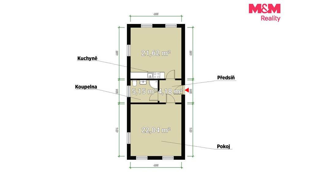 Pronájem bytu 2+kk 53 m², Sušice – náhled fotky 8