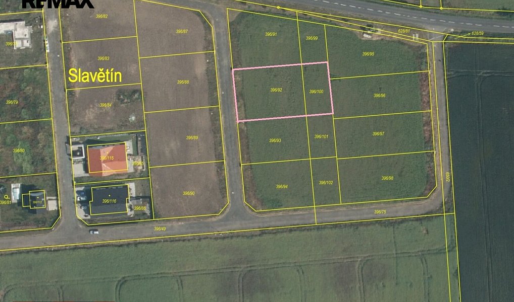 Prodej stavebního pozemku 1 189 m², Slavětín – náhled fotky 7
