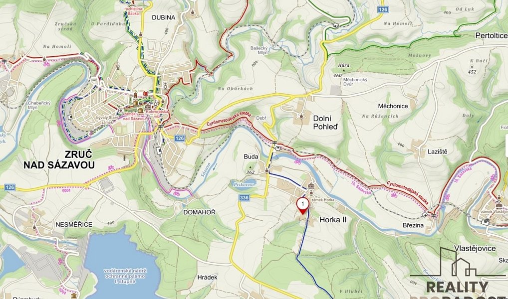 Prodej stavebního pozemku 1 342 m², Horka II – náhled fotky 6