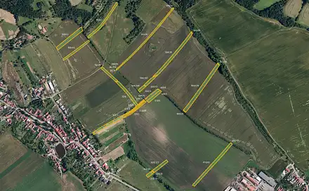 Prodej pole 18 470 m², Rousínov - Vítovice, okres Vyškov