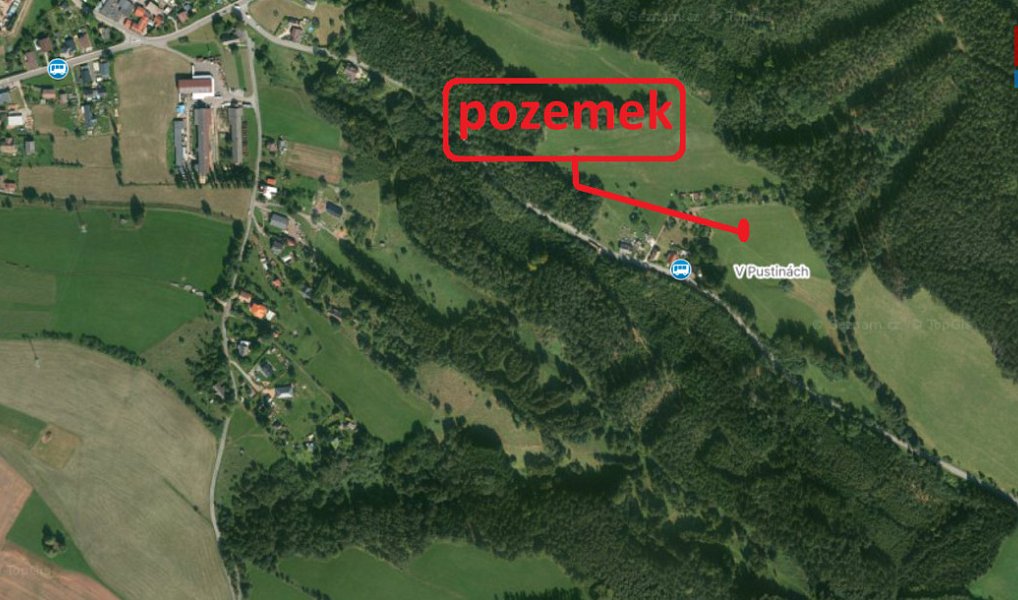 Prodej louky 5 804 m², Červený Kostelec – náhled fotky 2