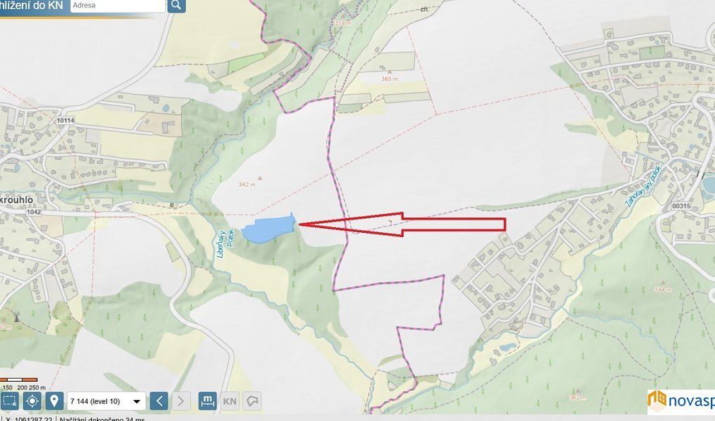 Prodej pole 10 736 m², Okrouhlo – náhled fotky 5