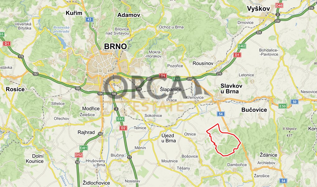 Prodej pole 4 176 m², Kobeřice u Brna – náhled fotky 4