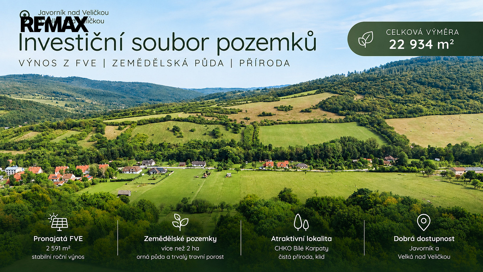 Prodej pole 22 934 m²