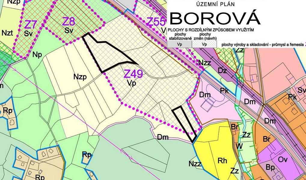 Prodej komerčního pozemku 4 941 m², Borová – náhled fotky 3