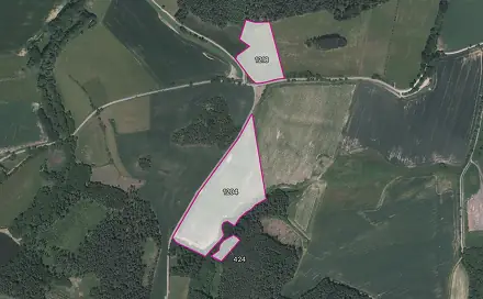 Prodej pole 23 098 m², Kuřimany, okres Strakonice