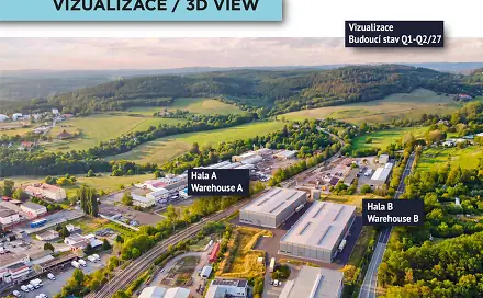 Pronájem skladovacích prostor 7 000 m², Písek