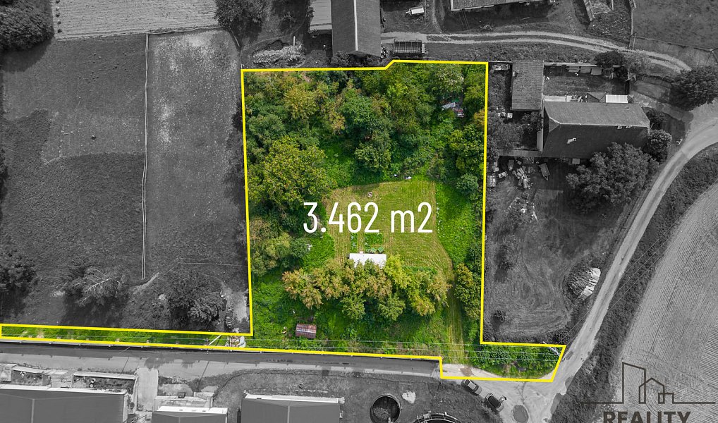 Prodej stavebního pozemku 3 462 m², Bouzov – náhled fotky 2