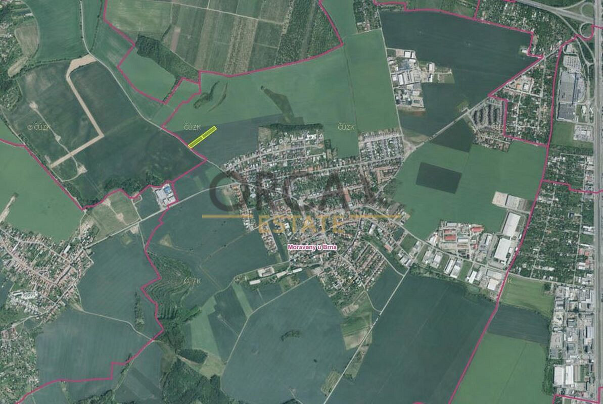 Prodej 0,3 ha pozemků v k. ú. Moravany u Brna – pohled 2