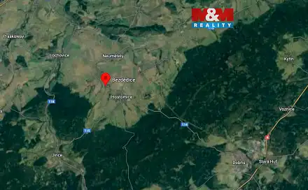 Prodej stavebního pozemku 1 582 m², Hostomice - Bezdědice, okres Beroun