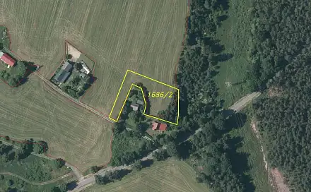 Prodej pozemku 2 400 m², Krsy - Polínka, okres Plzeň-sever