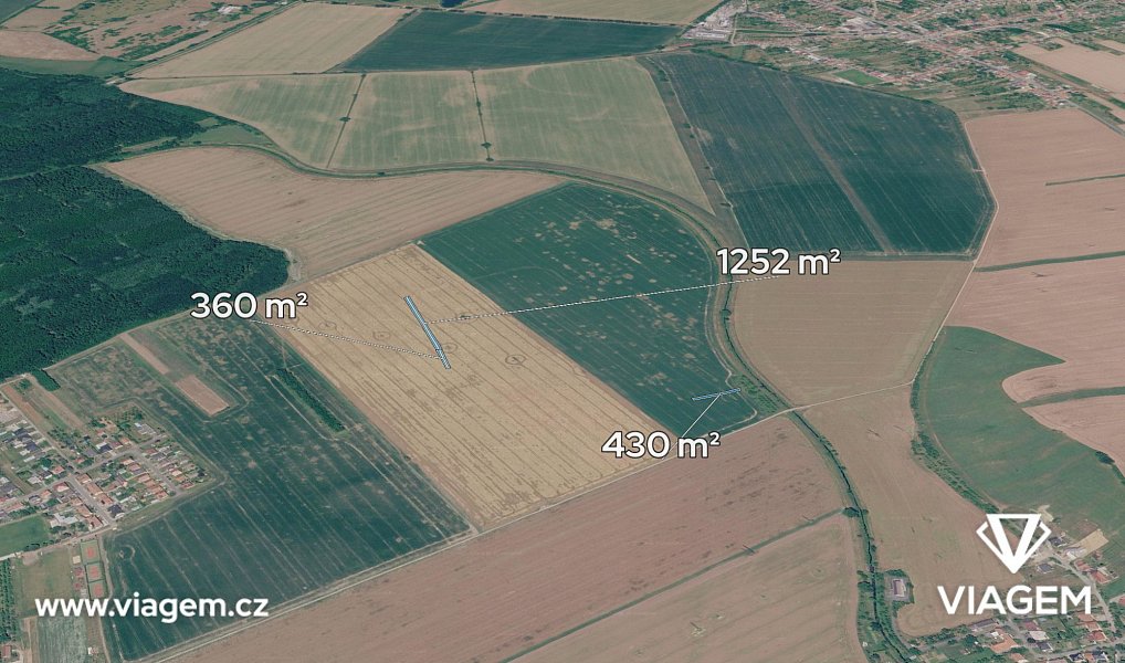 Prodej pole 1 706 m², Mistřice – fotka 1 z 5