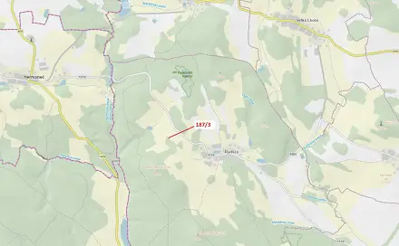 Dražba lesa 80 m², Heřmaneč
