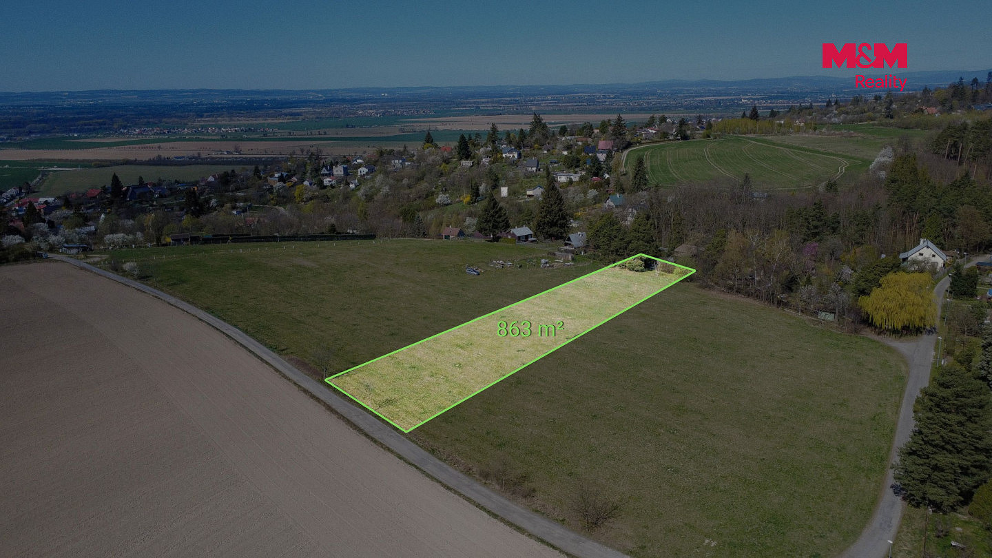 Prodej pole 863 m² – fotografie 2