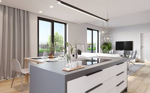 Prodej bytu 1+kk 42 m², Stehlíkova, Praha 6 - Suchdol