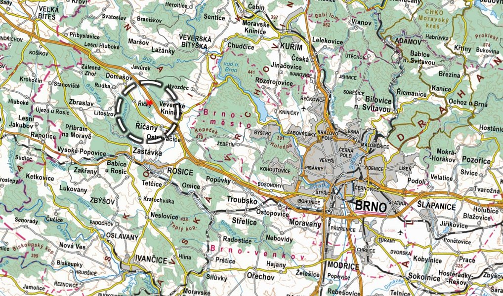 Prodej pole 54 659 m², Říčky – náhled fotky 3