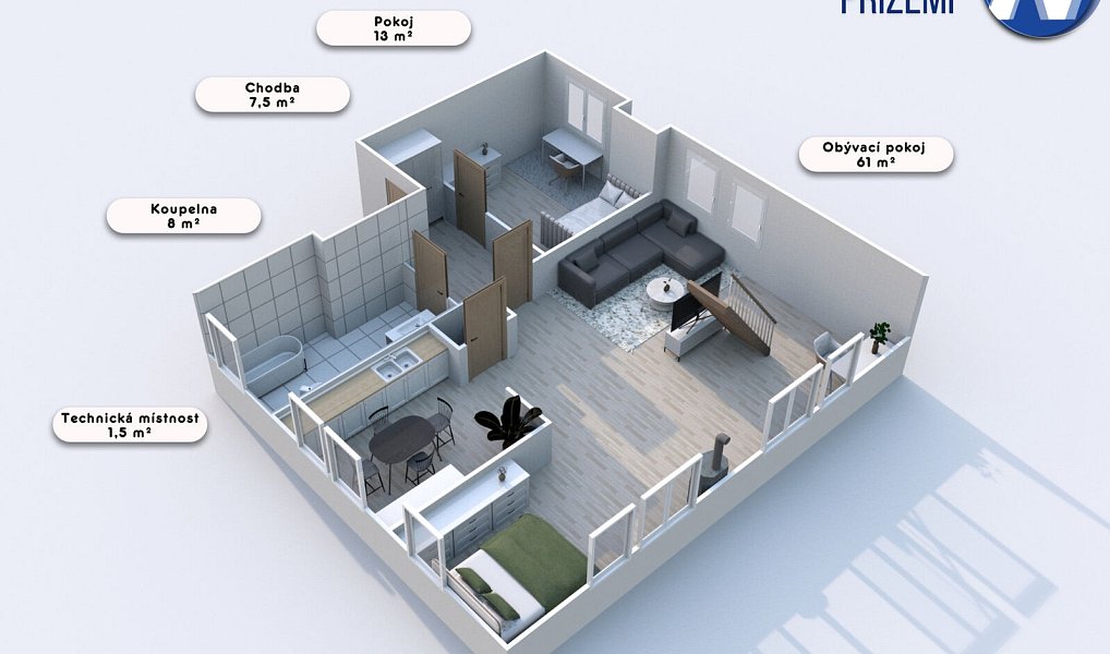 Prodej bytu 3+kk 91 m², České Budějovice – náhled fotky 24
