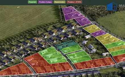 Prodej stavebního pozemku 871 m², Švermova, Dubí - Drahůnky, okres Teplice