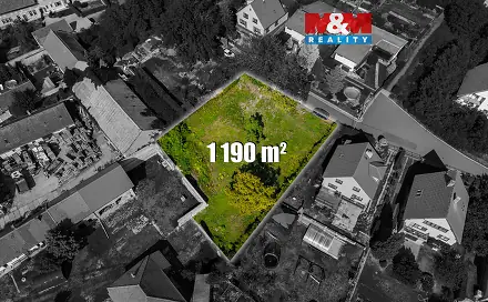 Prodej stavebního pozemku 1 190 m², Všetaty, okres Mělník