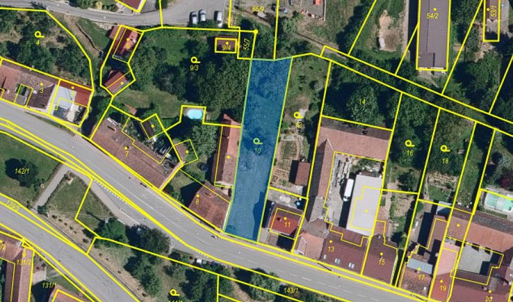 Prodej stavebního pozemku 627 m², Hvozdec – náhled fotky 4