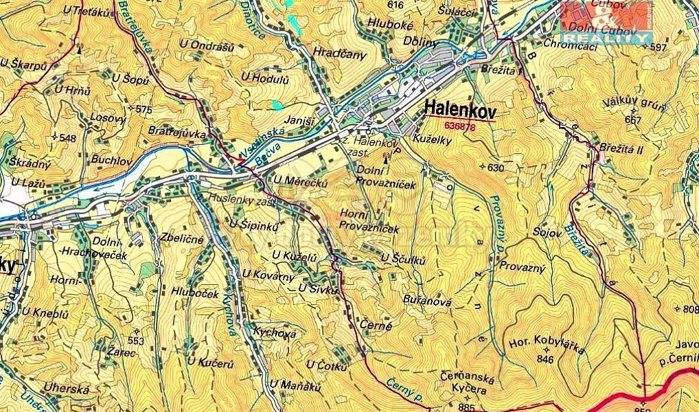 Prodej lesa 8 229 m², Halenkov – náhled fotky 3