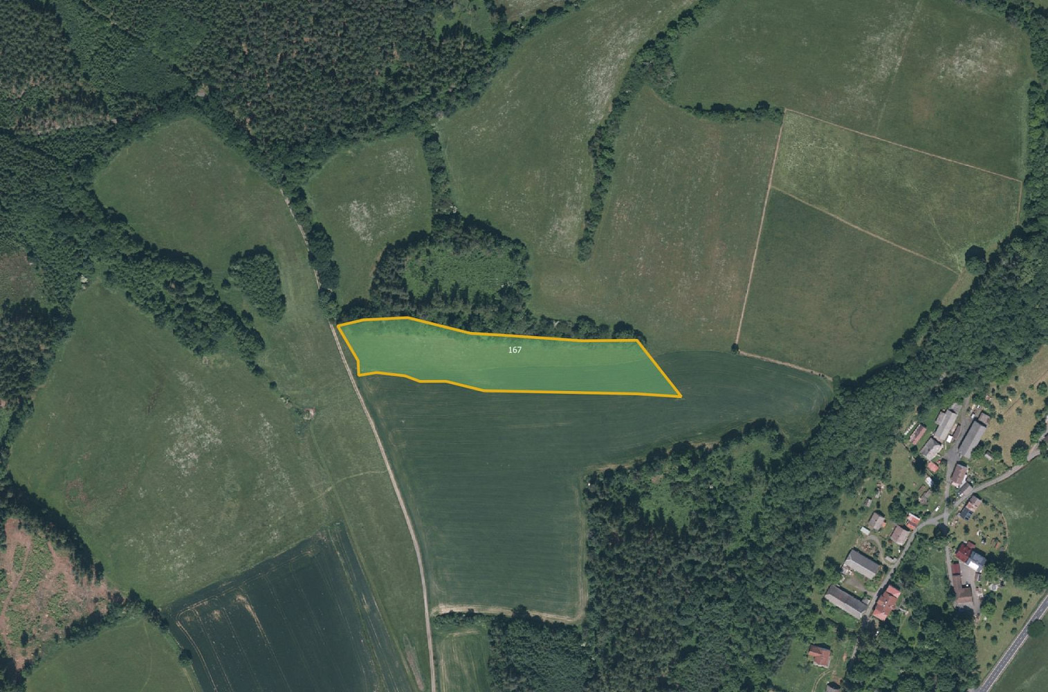 Prodej pole 14 151 m² rezervováno