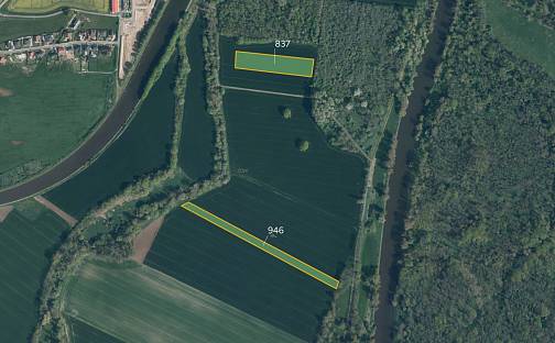 Prodej pole 21 437 m², Hořín, okres Mělník