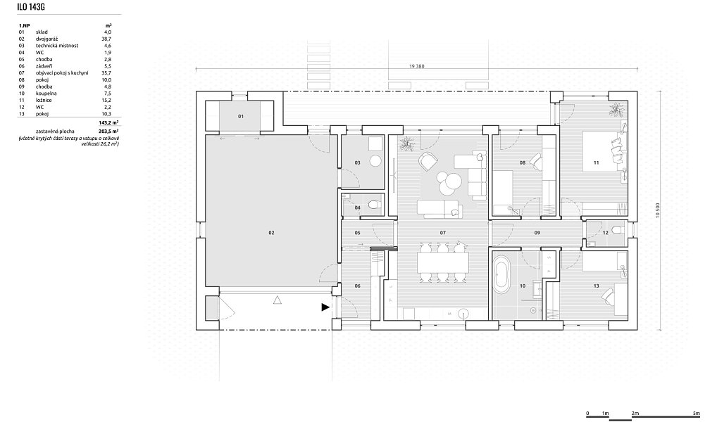 Prodej domu 143 m² s pozemkem 1 003 m², Březnice – náhled fotky 3