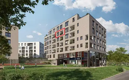 Prodej bytu 1+kk 33 m², Huppnerova, Praha 6 - Ruzyně