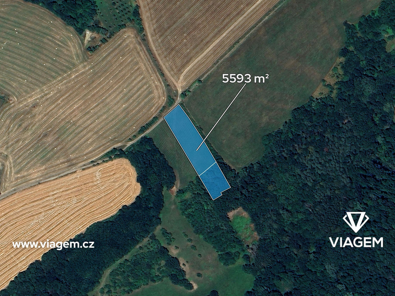 Prodej pole 5 441 m² – pohled 2