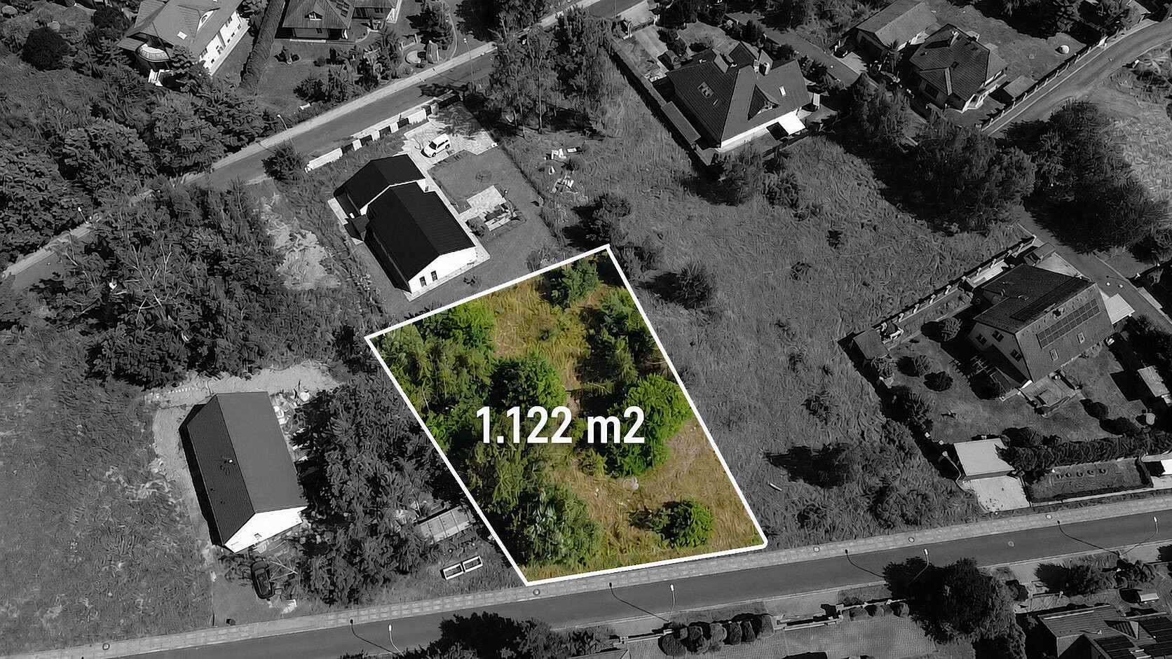 Prodej stavebního pozemku 1 122 m² – fotografie 3