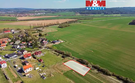 Prodej stavebního pozemku 1 216 m², Dobřany - Šlovice, okres Plzeň-Jih