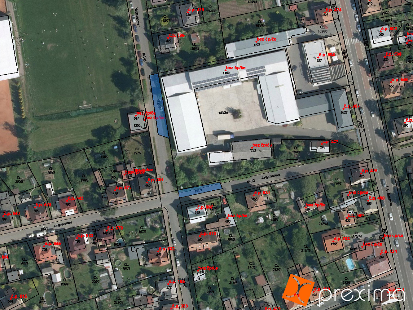 Prodej pozemku 374 m²