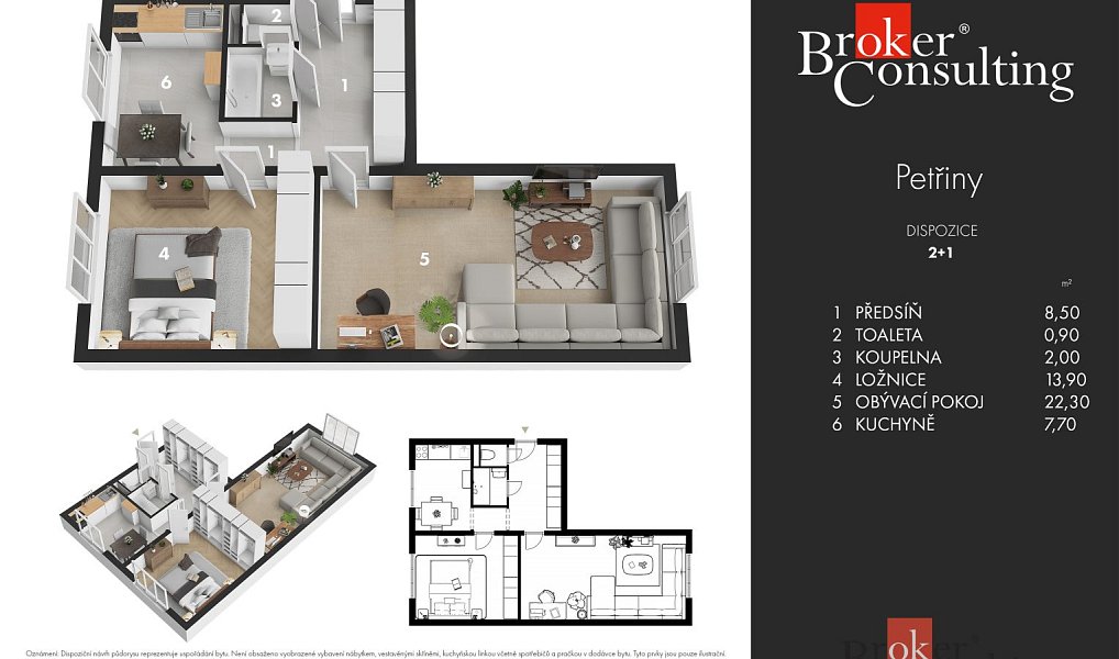 Prodej bytu 2+1 57 m², Praha – náhled fotky 2