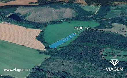 Prodej pole 1 809 m², Cetkovice, okres Blansko