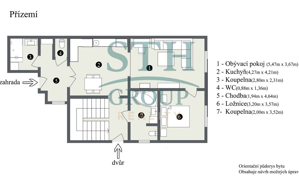 Prodej domu 140 m² s pozemkem 501 m², Hostomice – náhled fotky 2