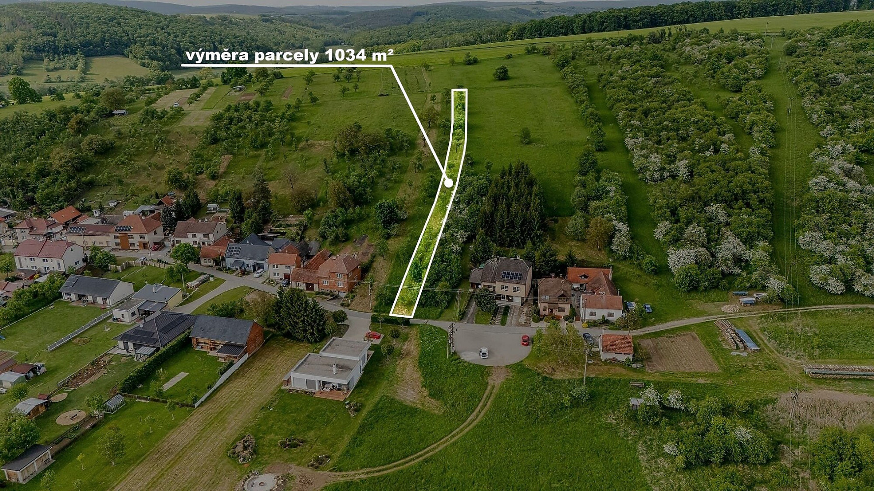 Prodej stavebního pozemku 1 034 m²