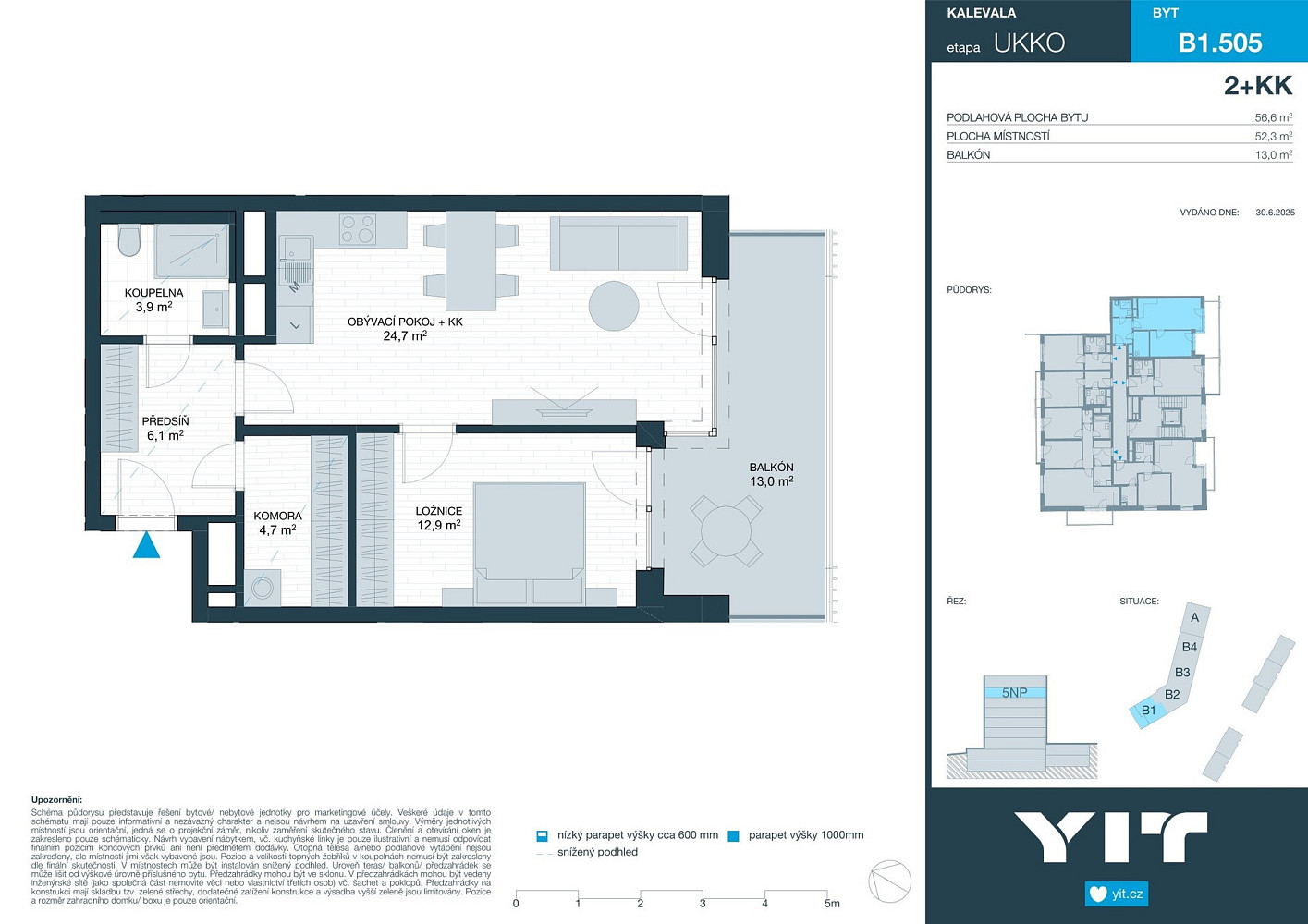 Prodej bytu 2+kk 52 m² – fotografie 2