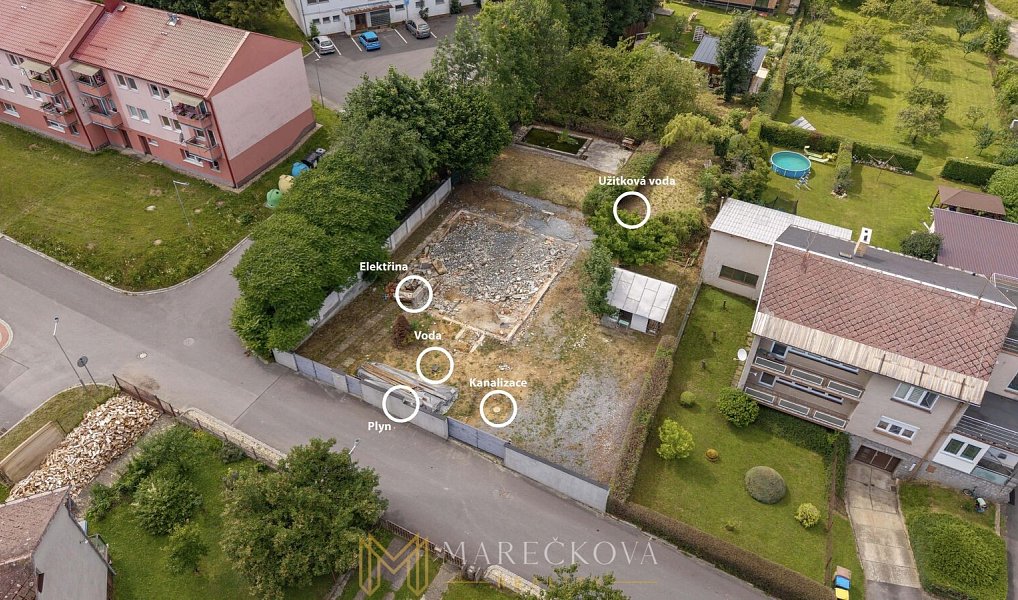 Prodej stavebního pozemku 1 251 m², Zlaté Hory – náhled fotky 6