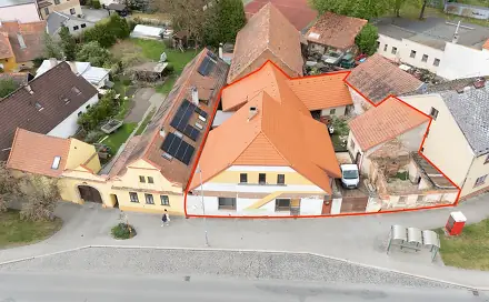 Prodej nájemního domu, činžáku 764 m², Masarykovo náměstí, Starý Plzenec, okres Plzeň-město