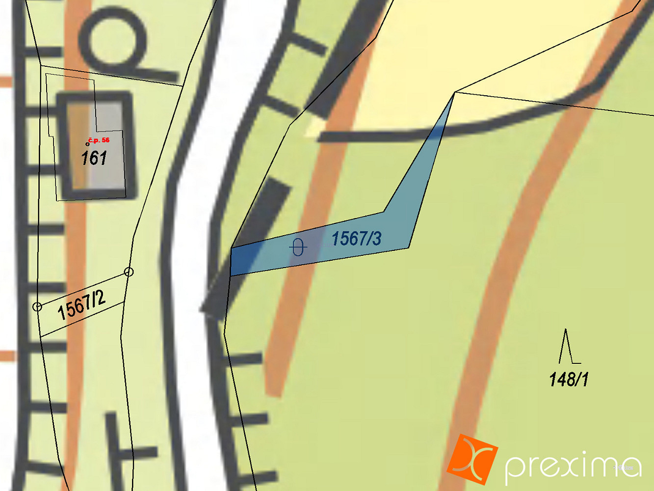 Prodej pozemku 9 m² – fotografie 3