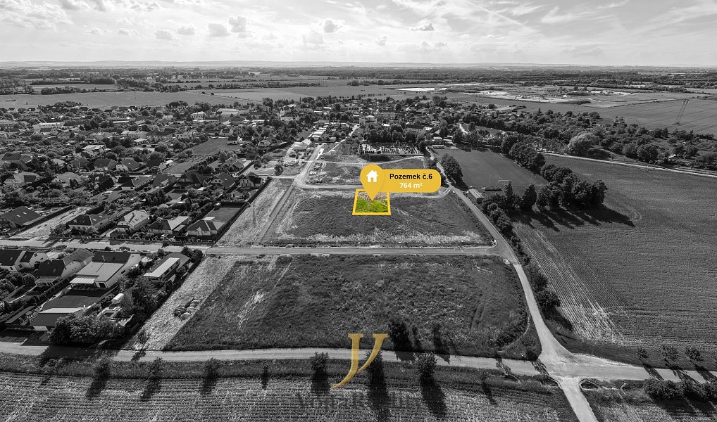 Prodej stavebního pozemku 764 m², Majetín – náhled fotky 7
