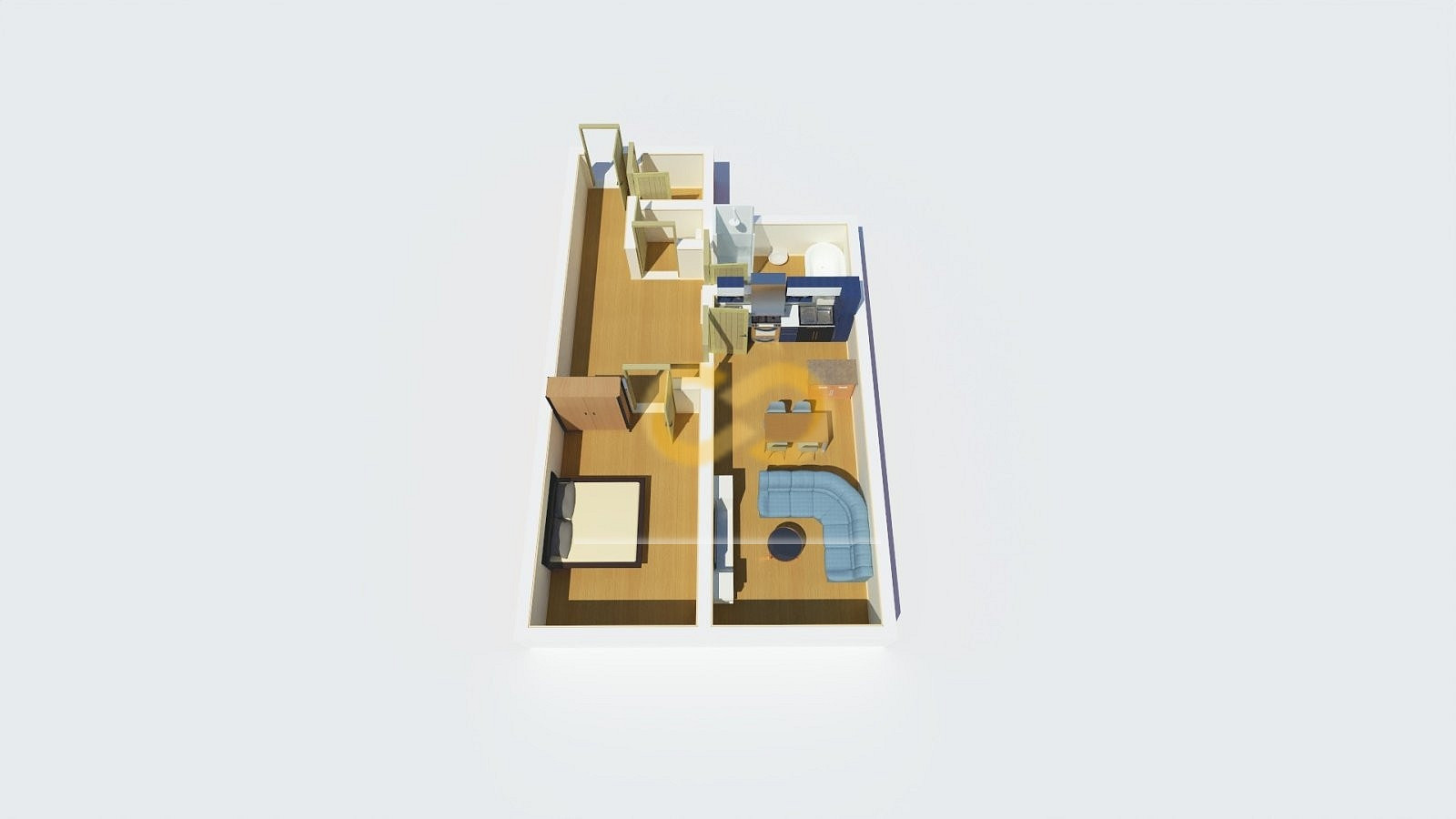 Pronájem bytu 2+kk 66 m² – fotografie 2