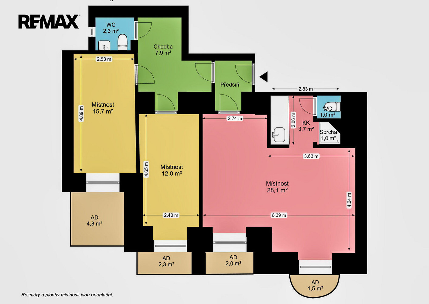 Prodej bytu 3+kk 77 m² – fotografie 2