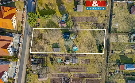 Prodej zahrady 1 053 m², Louny